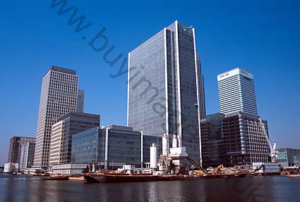 2925_canary wharf london docklands offices flats docks licensed royalty free 