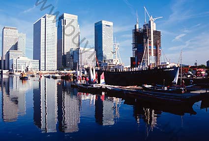 3075_canary wharf london docklands offices flats docks licensed royalty free 