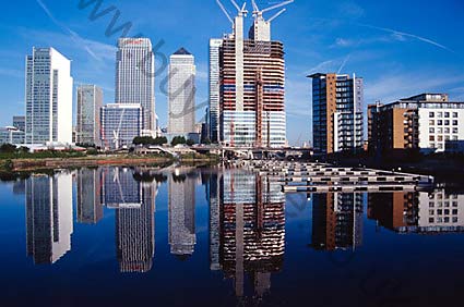 3082_canary wharf london docklands offices flats docks licensed royalty free 
