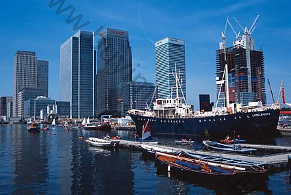 3201_canary wharf london docklands offices flats docks licensed royalty free 