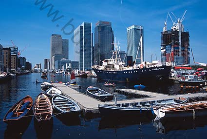 3202_canary wharf london docklands offices flats docks licensed royalty free 
