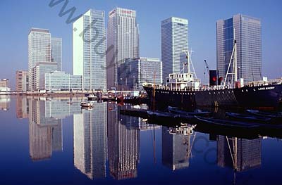 5077_canary wharf london docklands offices flats docks licensed royalty free 