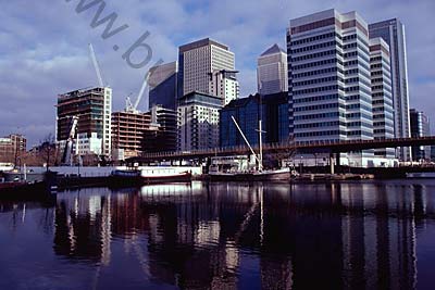 5084_canary wharf london docklands offices flats docks licensed royalty free 