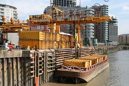 672_canary wharf london docklands offices flats docks licensed royalty free 