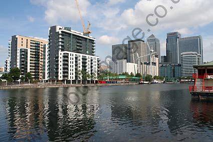 677_canary wharf london docklands offices flats docks licensed royalty free 
