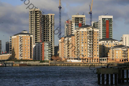 704_canary wharf london docklands offices flats docks licensed royalty free 