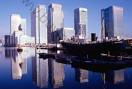 4381_canary wharf london docklands offices flats docks licensed royalty free 