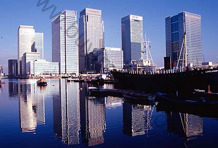 4385_canary wharf london docklands offices flats docks licensed royalty free 